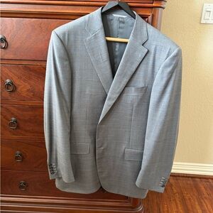 Canali Classic Gray, Lightweight Wool Suit Jacket. Suit pants separate. NWOT.